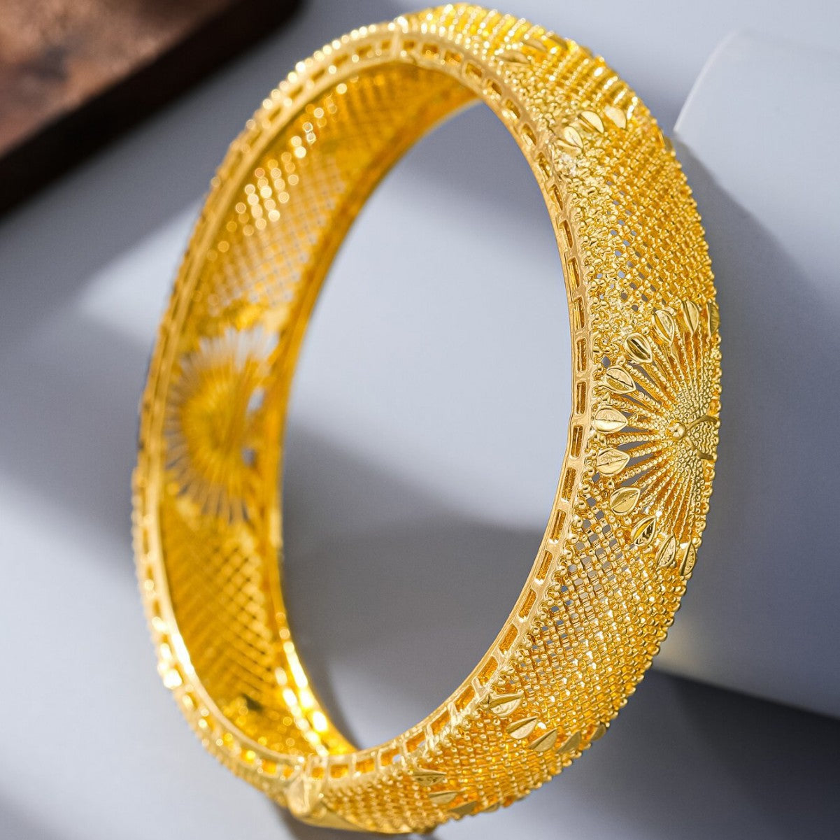Peacock Royal Bracelet High Quality Sand Gold Fashion Open Bracelet