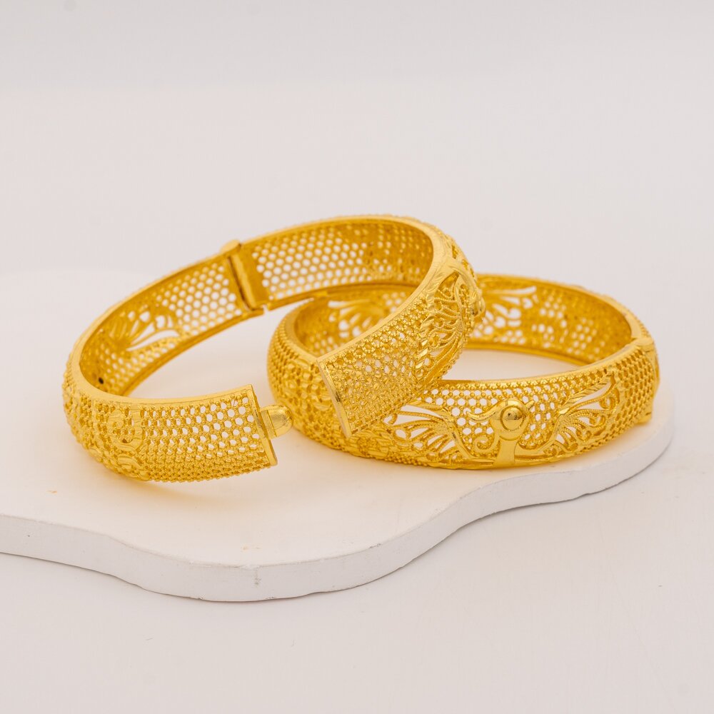 BUY 1 GET 1 FREE Hollow Buckle Peacock Bracelet Ancient Golden Phoenix Bracelet Wedding Jewelry