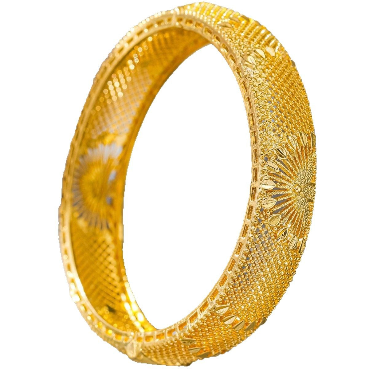 Peacock Royal Bracelet High Quality Sand Gold Fashion Open Bracelet