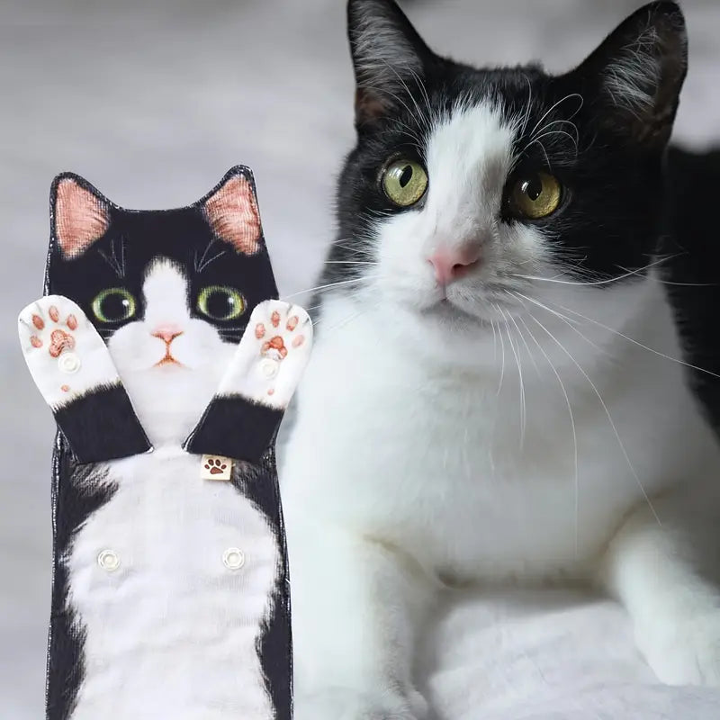 Funny Soft Cat Hand Towels