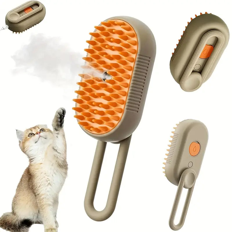 Upgraded 4-in-1 Cat Grooming Tool