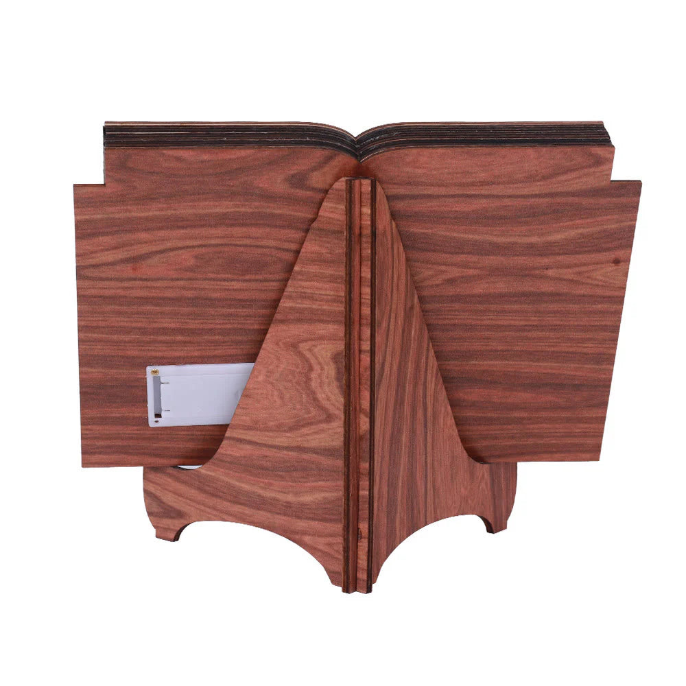 Wooden Standing Nativity Bible Book