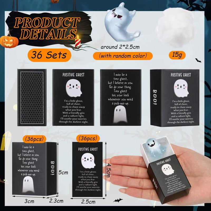 👻Glow in the Dark Mini Ghost Figures with Box