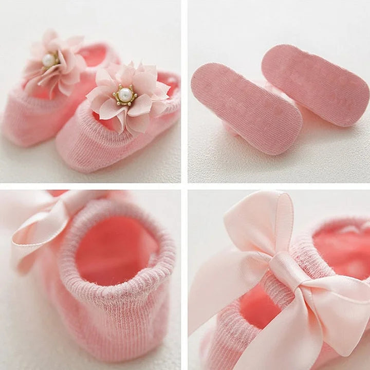 👼Cute & Comfortable Baby Ballet Socks