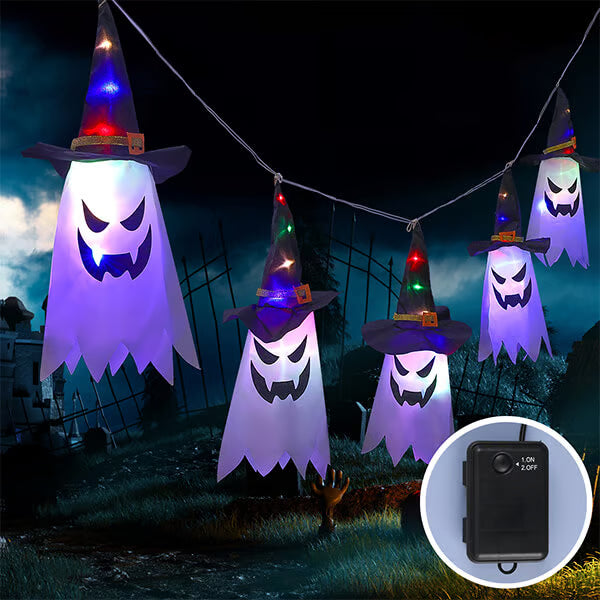LED Gypsophila Ghost Festival Decoration ( 5pcs/Set)