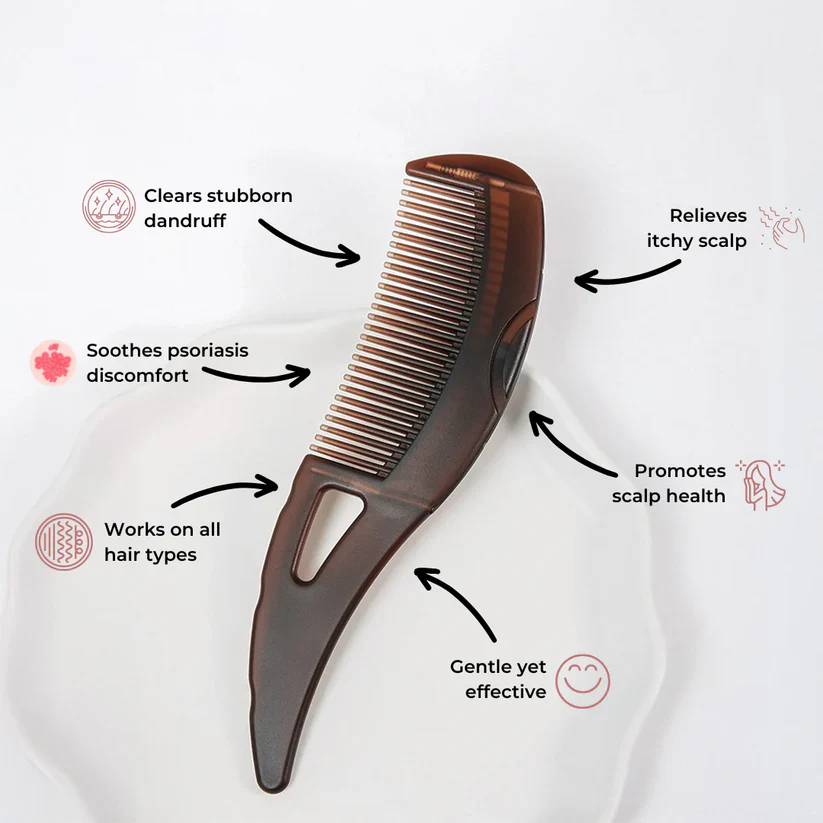 🔥Press On Dandruff Wash-Free Hair Comb