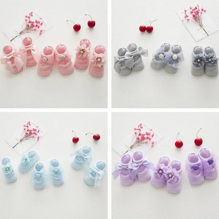 👼Cute & Comfortable Baby Ballet Socks