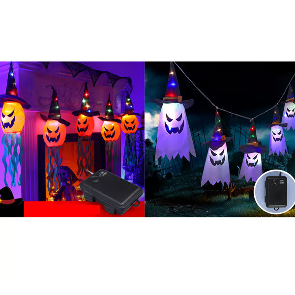 LED Gypsophila Ghost Festival Decoration ( 5pcs/Set)