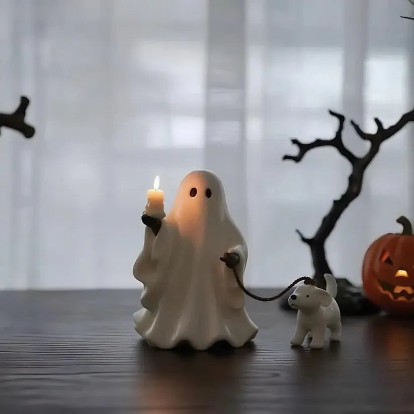 👻🐕Ghost & Pup Candle Holder