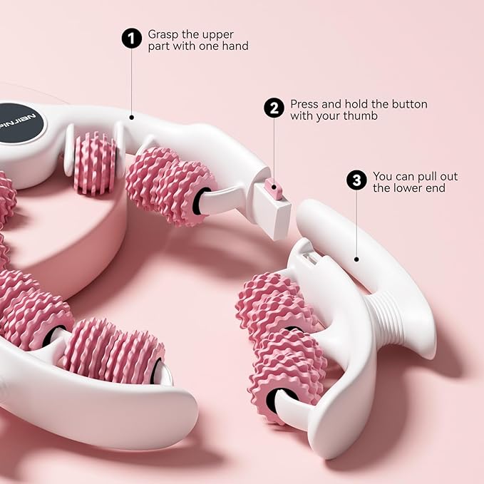 Muscle Massage Foam Roller, Deep Tissue Anti Cellulite Massager