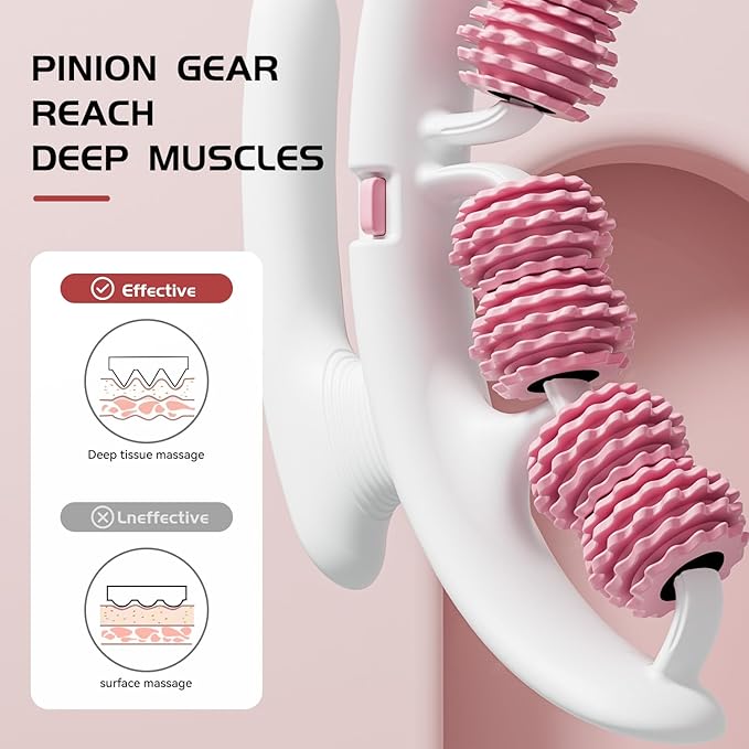Muscle Massage Foam Roller, Deep Tissue Anti Cellulite Massager