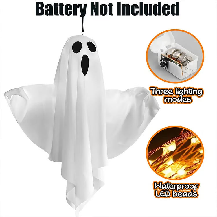 👻👻Halloween Glowing Ghost Chandelier