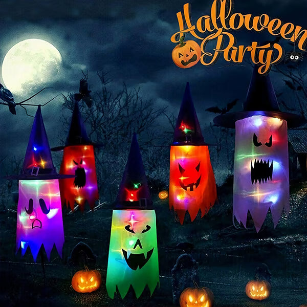 LED Gypsophila Ghost Festival Decoration ( 5pcs/Set)