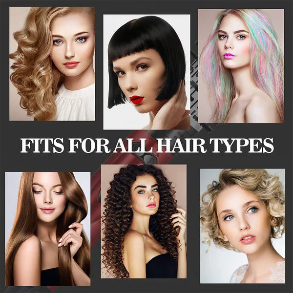 2-in-1 Rotating Hot Air Brush – Dry, Style & Shine in One Step