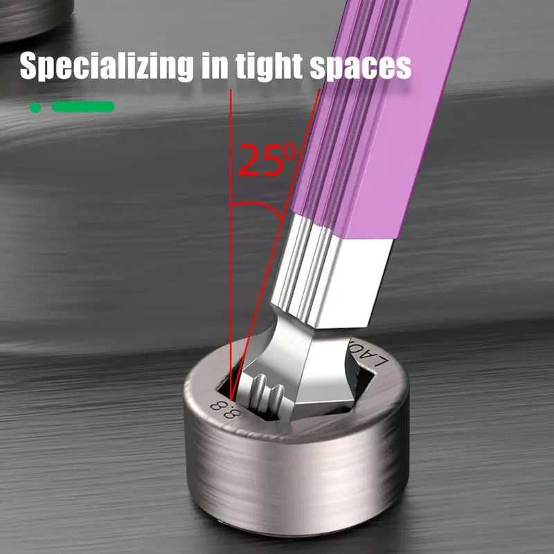 17-Piece Hexagonal Wrench Hanging Screwdriver With Screwdriver Bits Universal Rainbow Ball Head Hexagonal Hand Tool