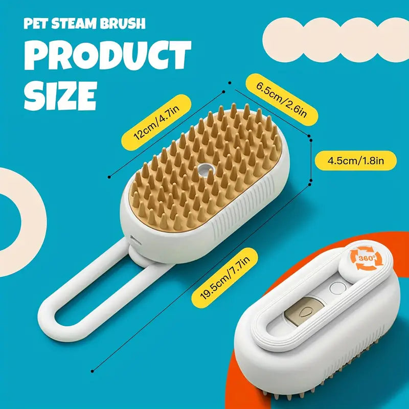 Upgraded 4-in-1 Cat Grooming Tool