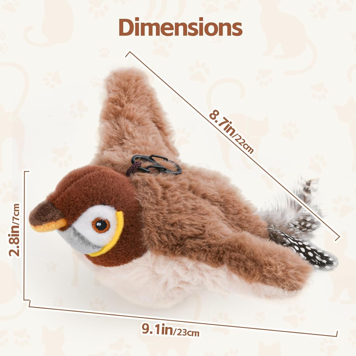 🔥🐾Interactive Chirping Bird Toy