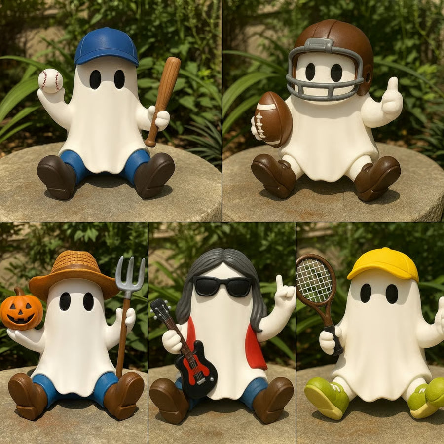 👻 Halloween Character Ghost Figurine Series