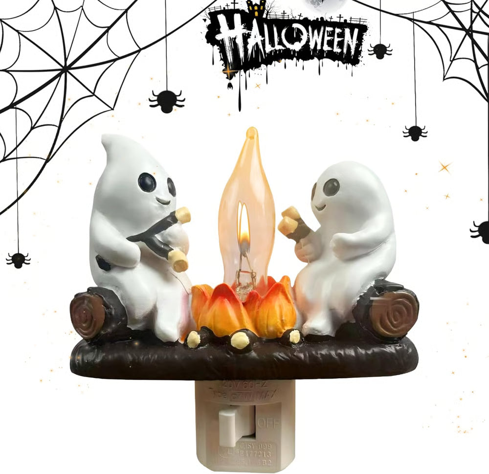 🔥👻2025 Ghost Campfire Flickering Nightlight