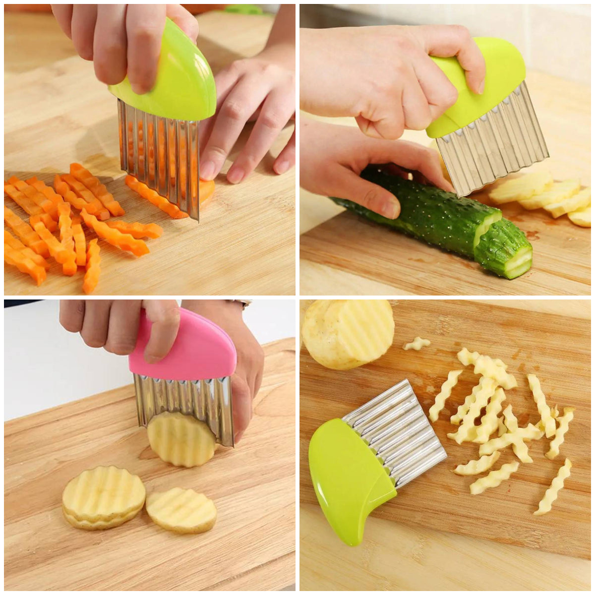 Speed Cut Wrinkle Manual Potato Chips Slicer