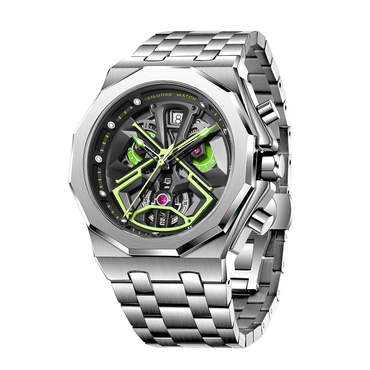 NIBOSI Mens Watches for Men, Profession Design Wrist Watches - Darth Vader, the first villain of Star Wars (LK9003G, LK9003G-09-14)