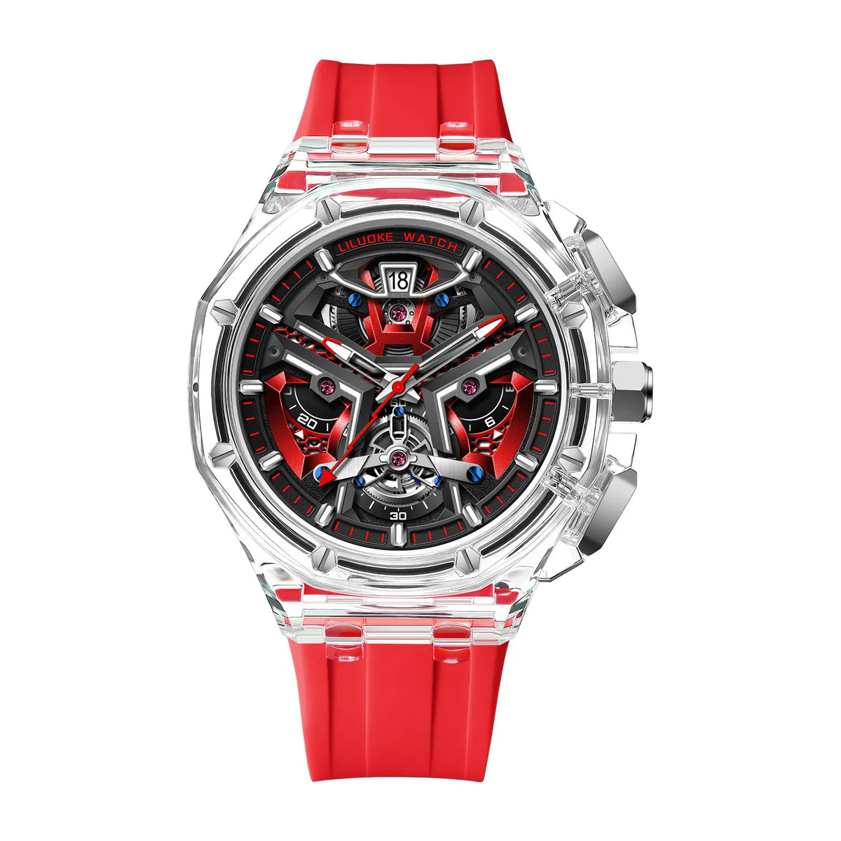 NIBOSI Mens Watches for Men, Traditional Lion Dance Concept Watches Profession Design Wrist Watches (LK9013G, LK9013G)