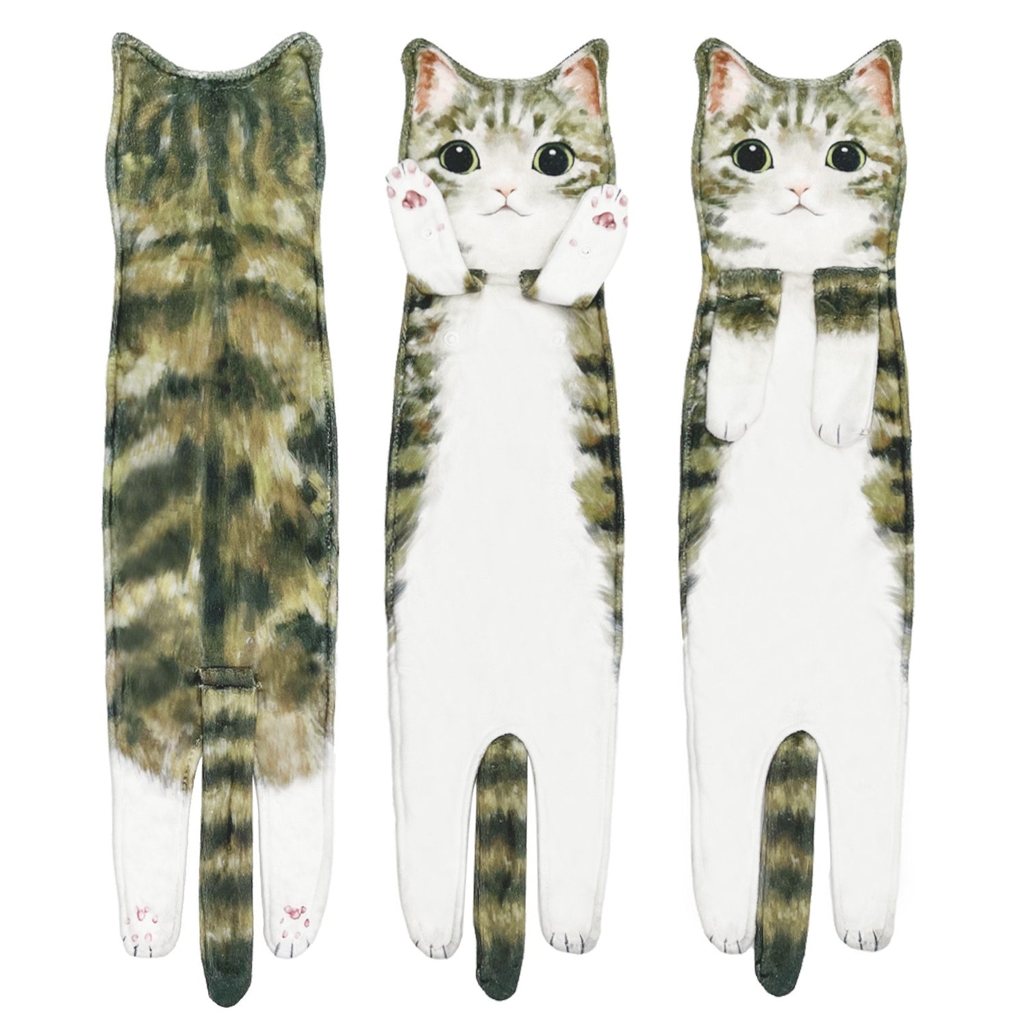 Funny Soft Cat Hand Towels