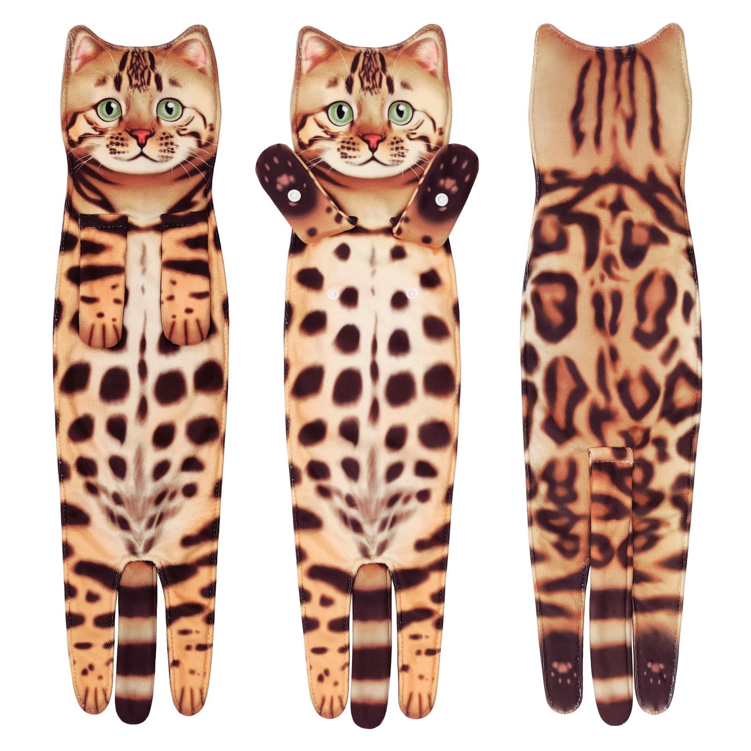Funny Soft Cat Hand Towels