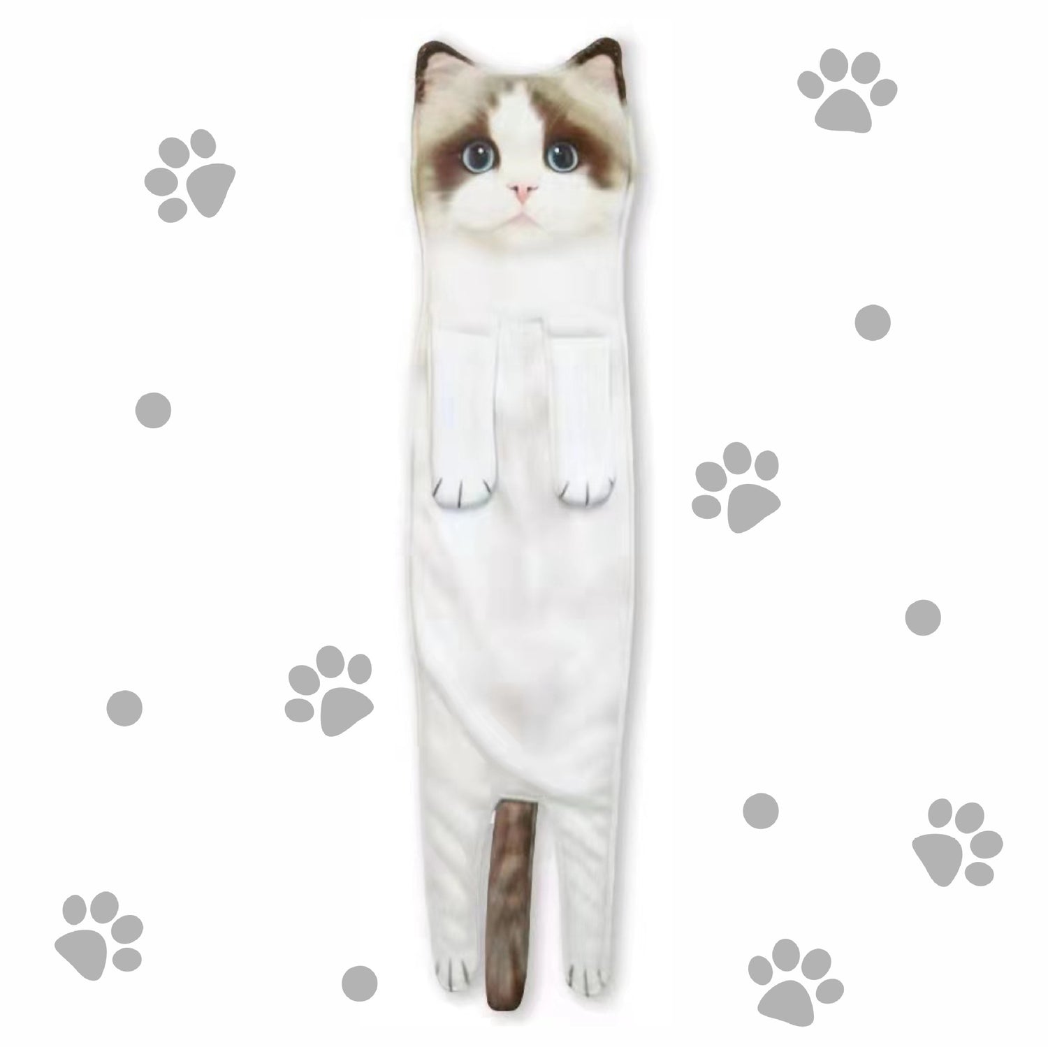 Funny Soft Cat Hand Towels