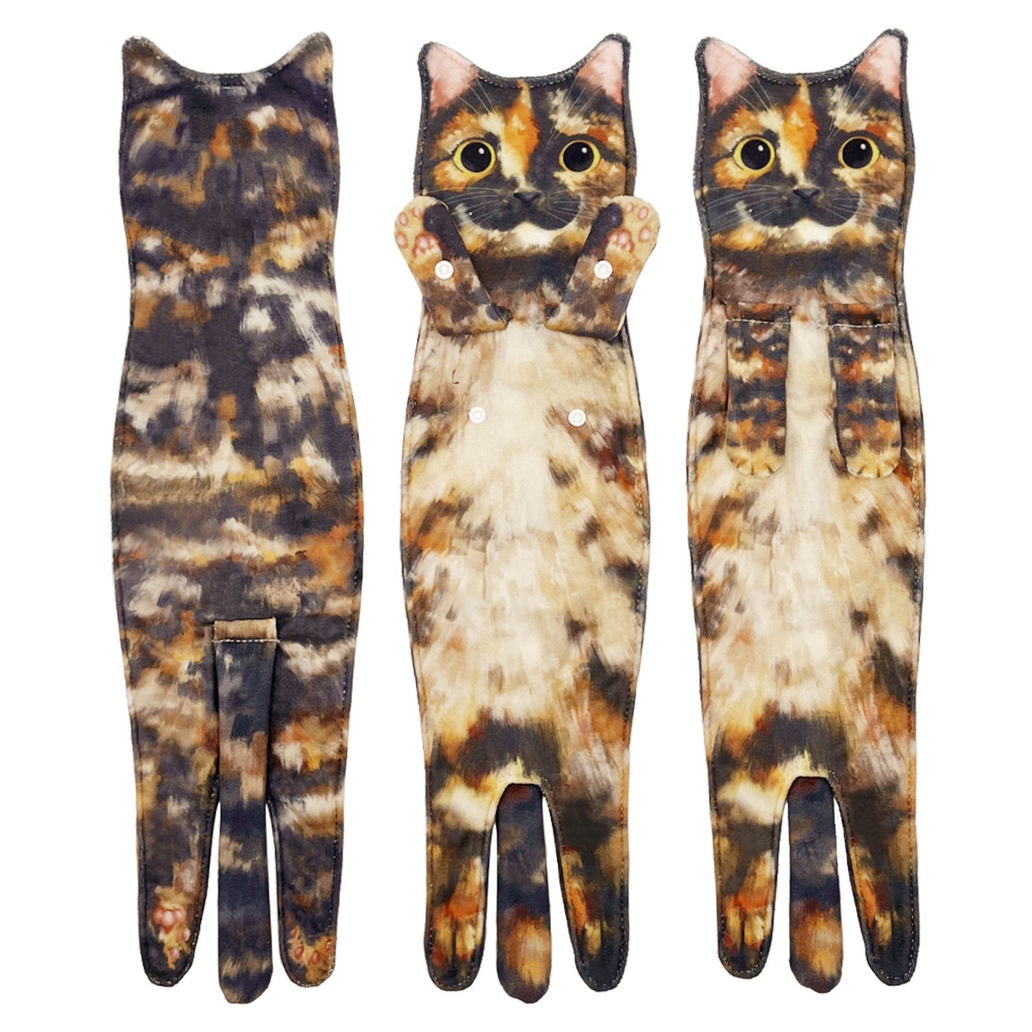 Funny Soft Cat Hand Towels