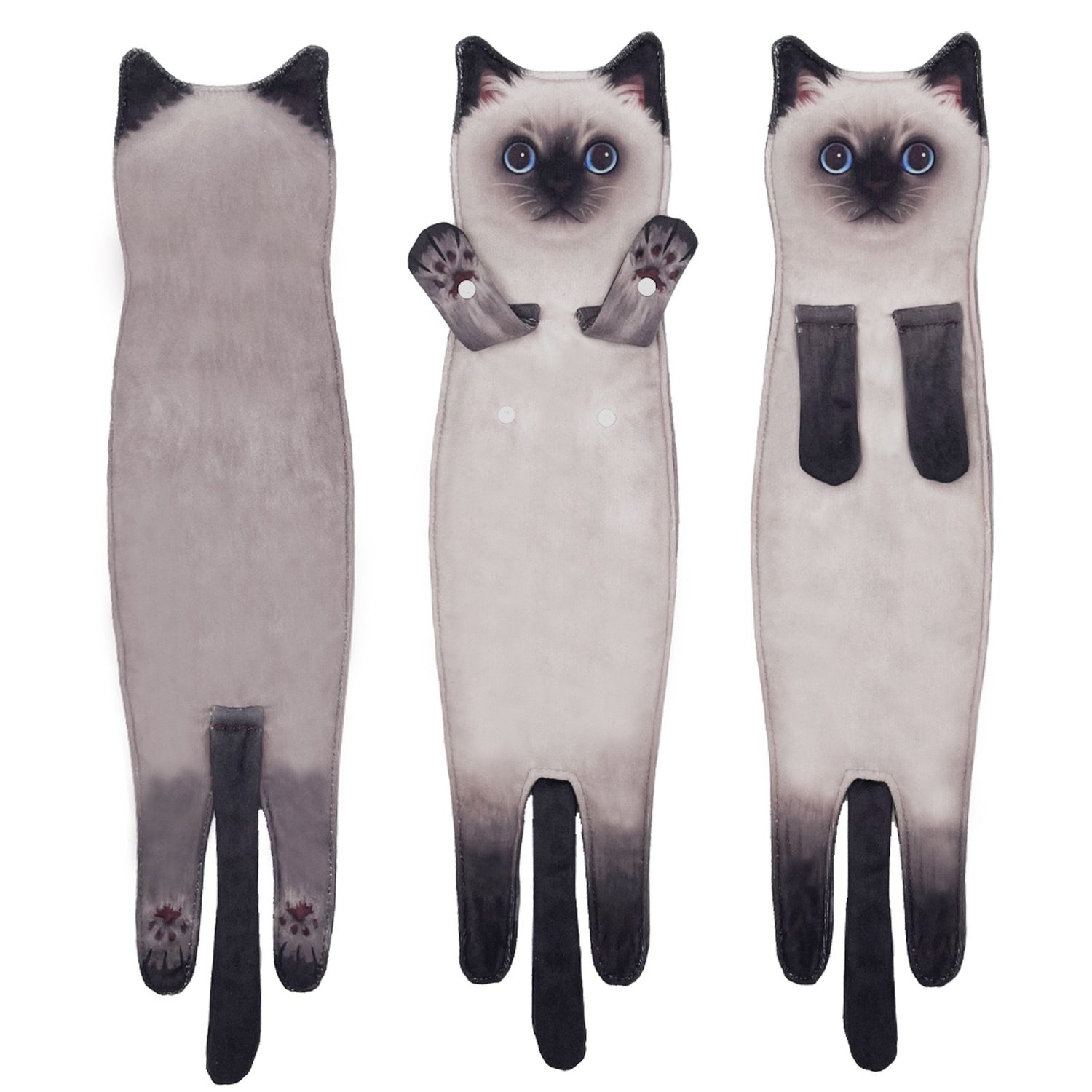 Funny Soft Cat Hand Towels