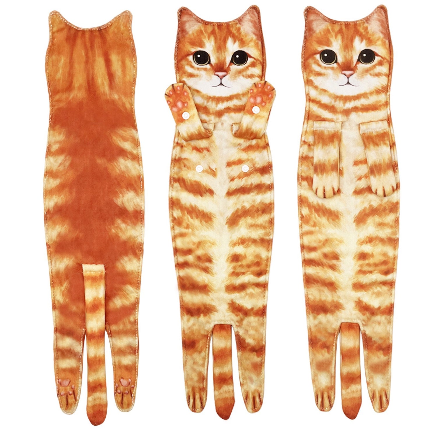 Funny Soft Cat Hand Towels
