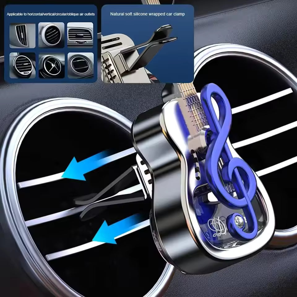 Guitar Notes Car Air Freshener Vent Clips