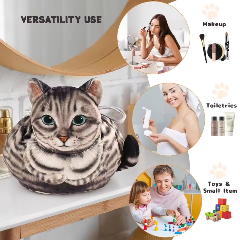 Cute Cat Shape Storage Bag