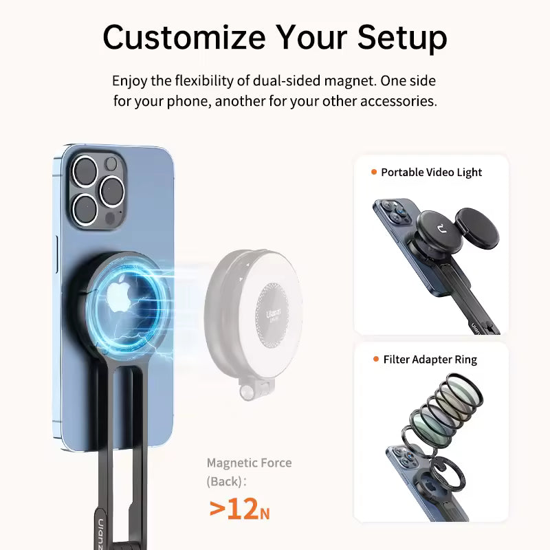 4 in 1 Selfie Stick Magnetic Bracket