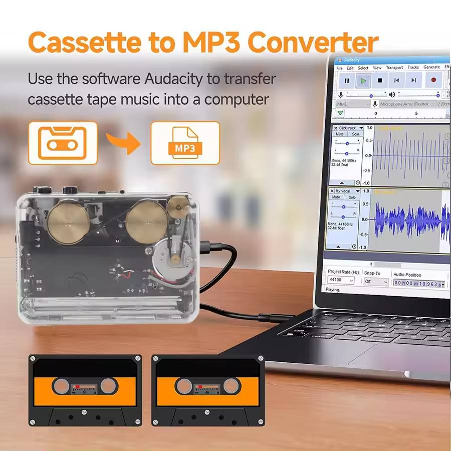 Cassette Tape to Mp3 Converter Player