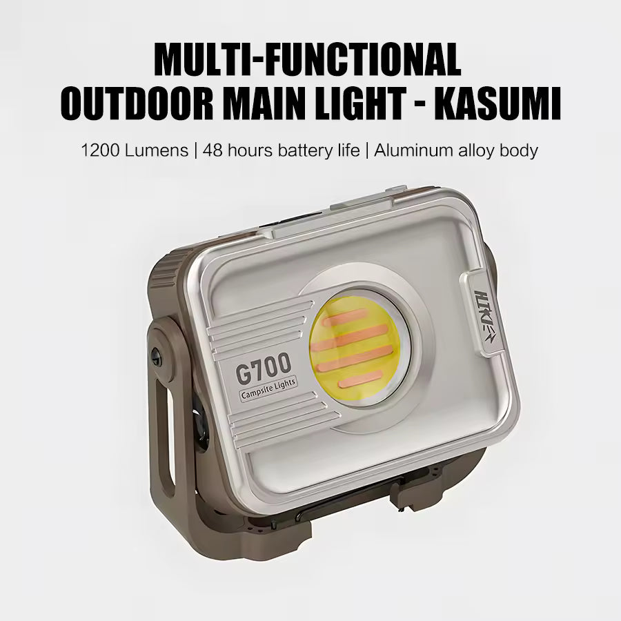 G700 Outdoor Camping light, 6000 mAh Battery Life, 10%-100% Stepless Dimming