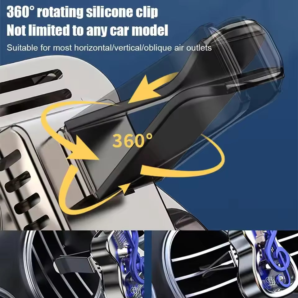 Guitar Notes Car Air Freshener Vent Clips