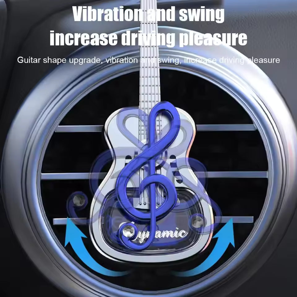 Guitar Notes Car Air Freshener Vent Clips