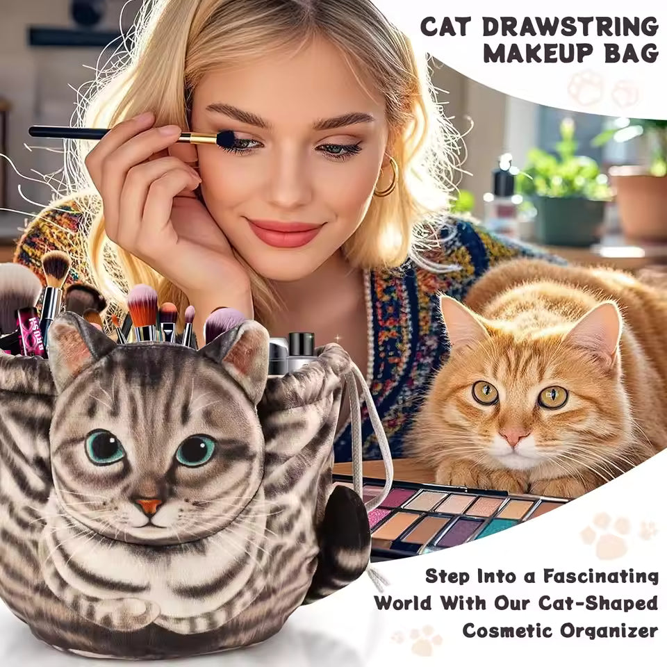 Cute Cat Shape Storage Bag
