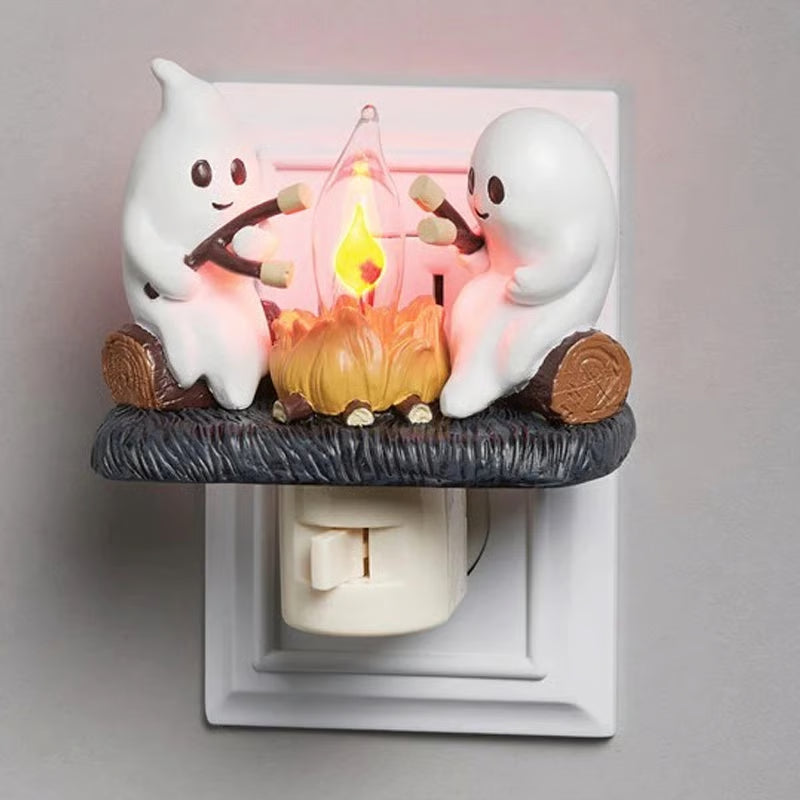 🔥👻2025 Ghost Campfire Flickering Nightlight