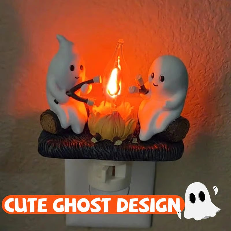 🔥👻2025 Ghost Campfire Flickering Nightlight
