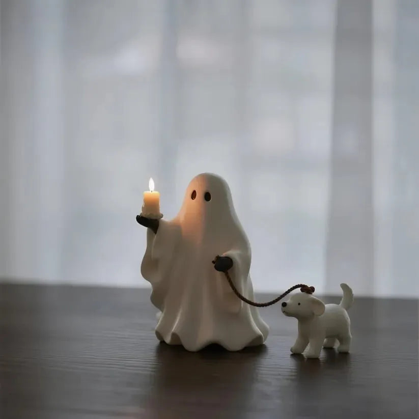 👻🐕Ghost & Pup Candle Holder