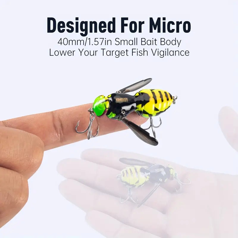 Artificial Floating Wasp Crawl Bait