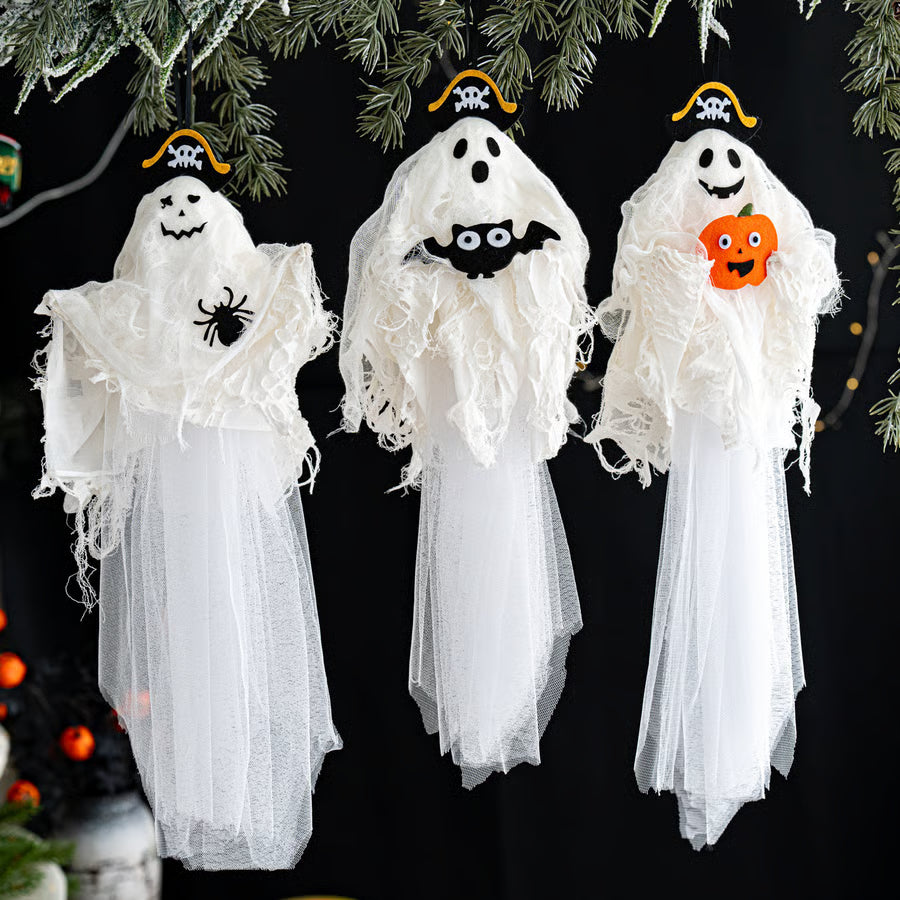 👻Spooky Halloween ghost witch pirate hanging decoration