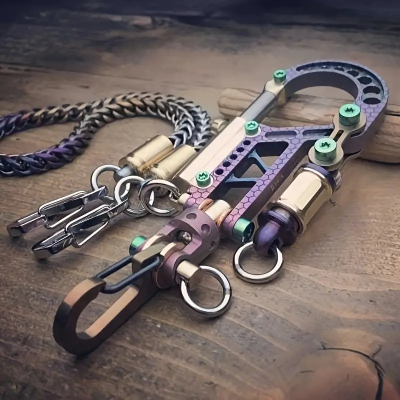 Vintage Durable Heavy Duty Metal Keychain