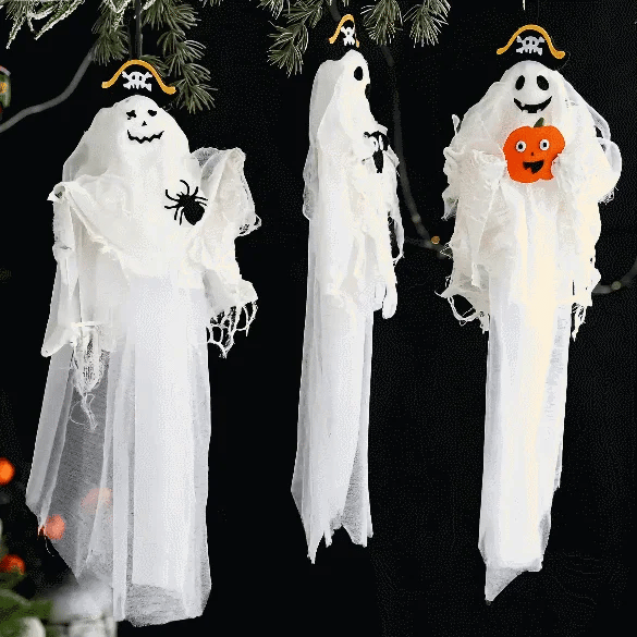 👻Spooky Halloween ghost witch pirate hanging decoration