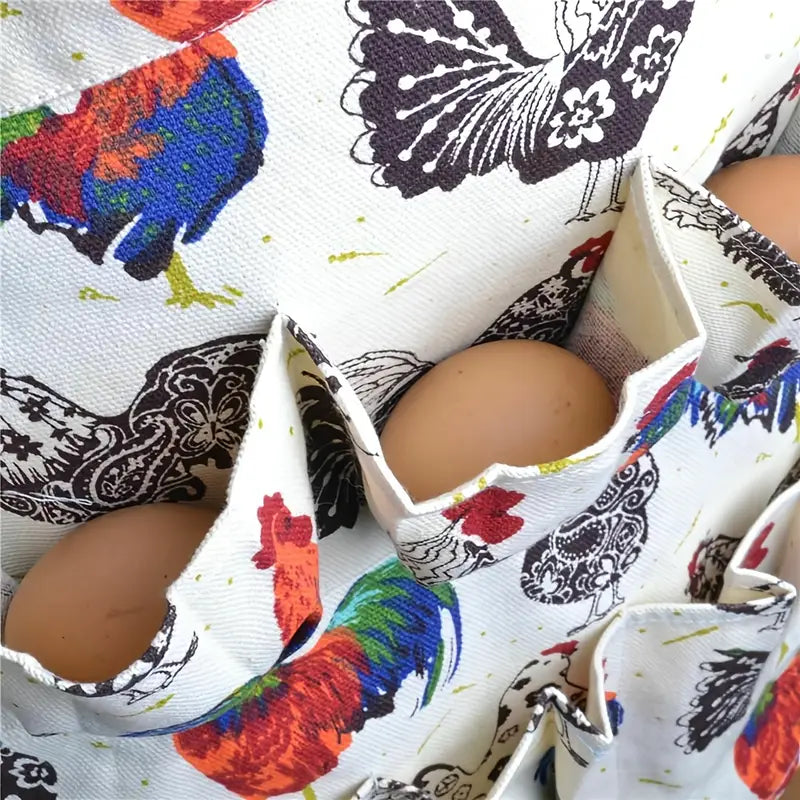 Multi-pocket egg collecting apron