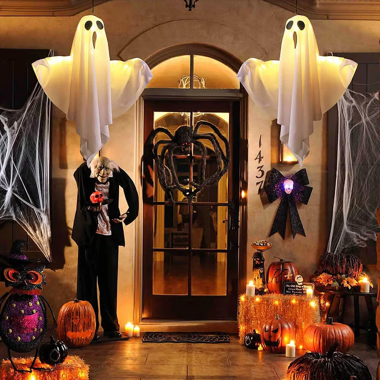 👻👻Halloween Glowing Ghost Chandelier