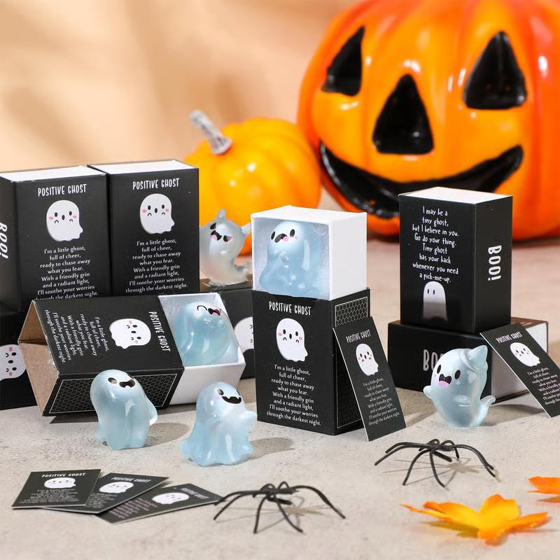 👻Glow in the Dark Mini Ghost Figures with Box